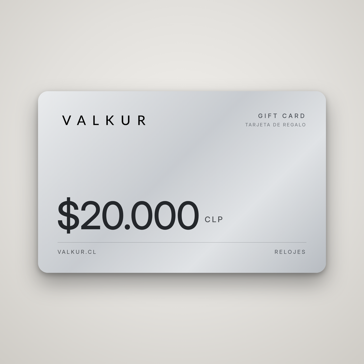 Gift Card Valkur $20.000