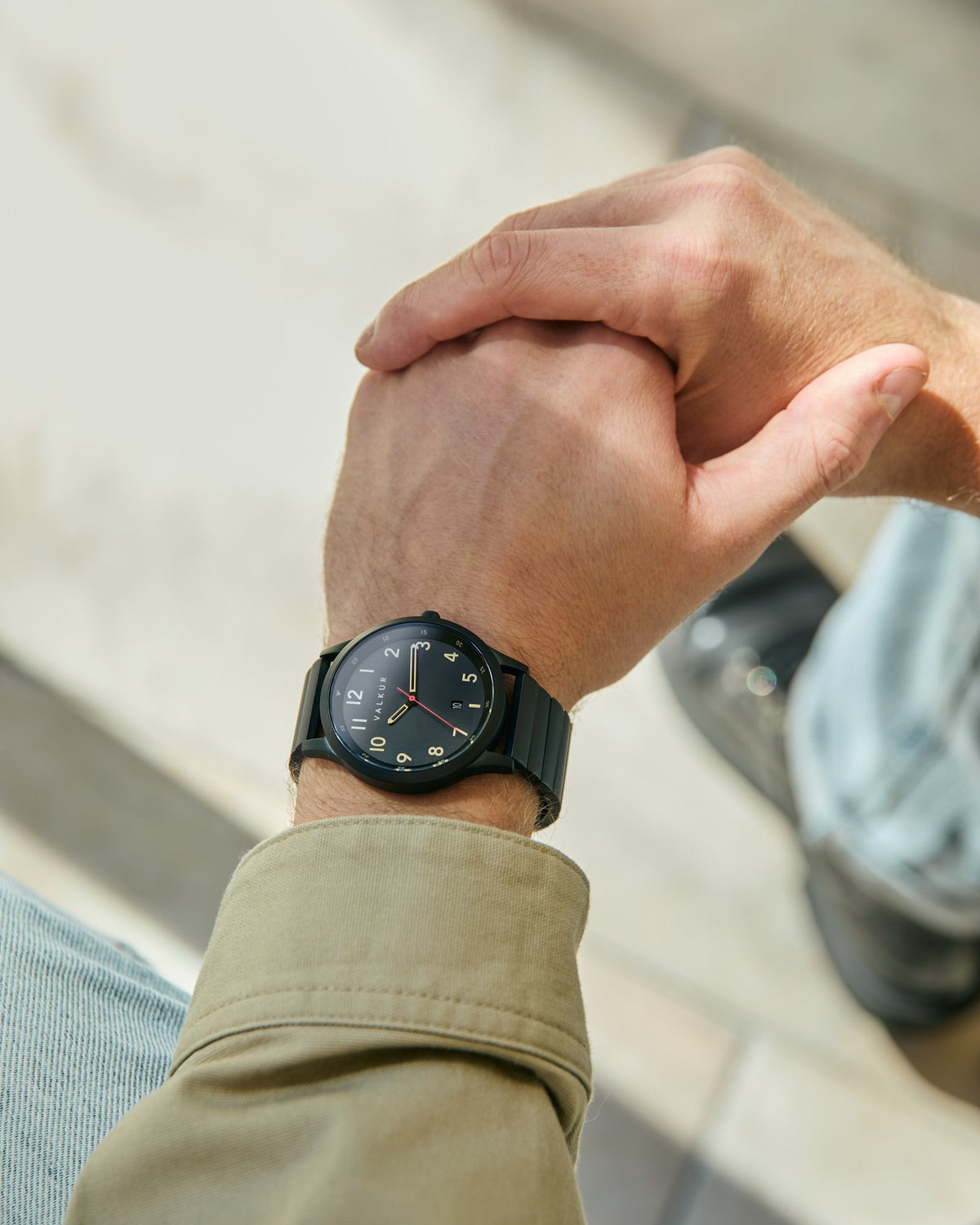 Reloj Valkur de la línea Zahlen con números en la esfera