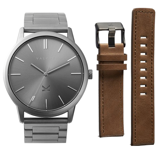 Reloj Valkur modelo Rurik acero gris oscuro
